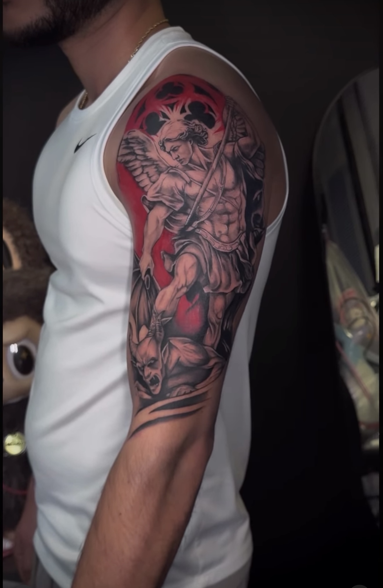 Realistic shading tattoo by Elier