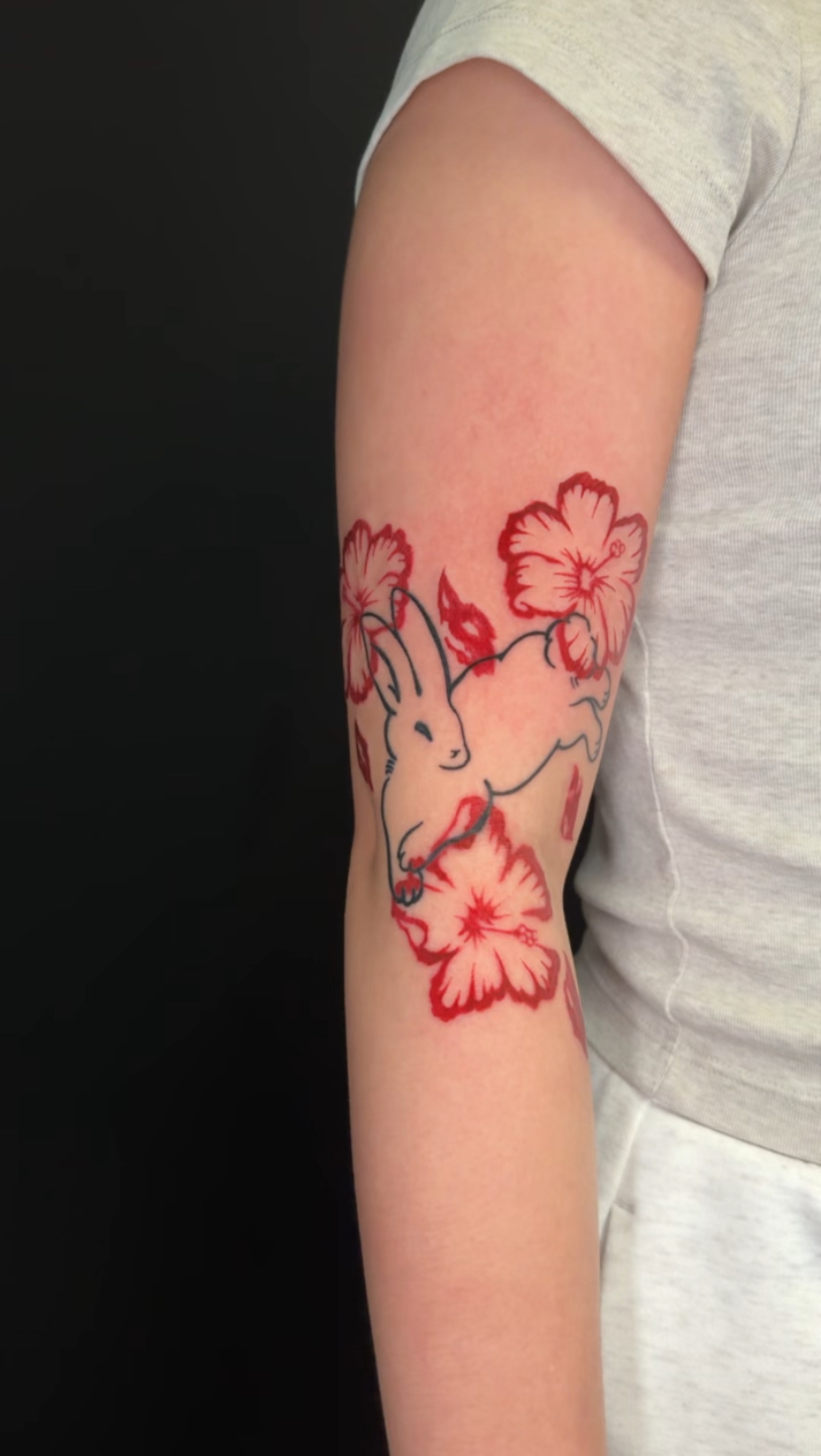 Anime tattoo design by Isaiah at Horimu Studio