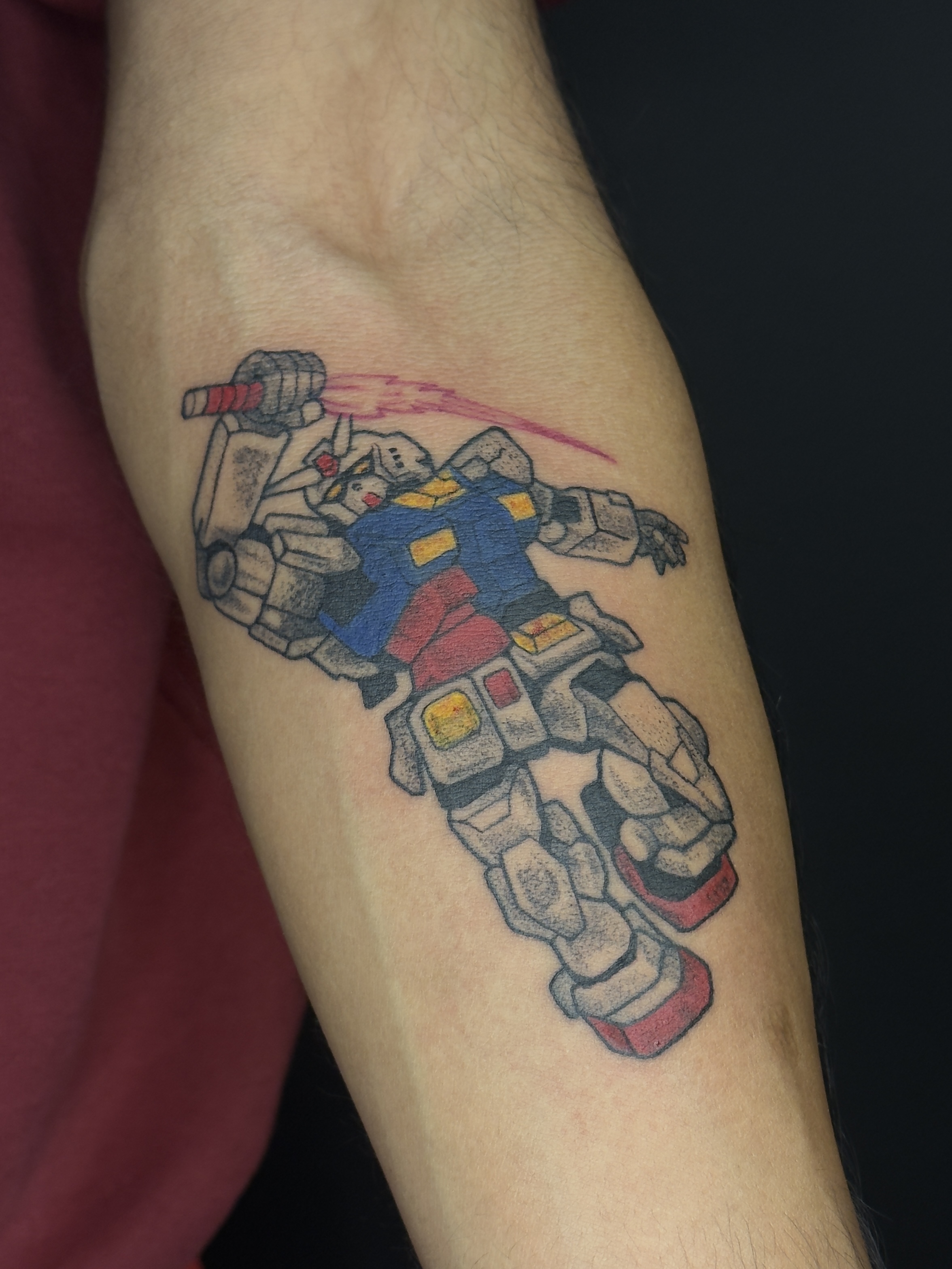 Large tattoo composition by Isaiah at Horimu Studio