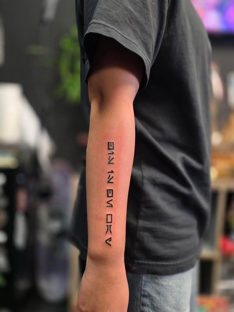 Sak Yant hand-poked tattoo by Michael at Horimu Ink Houston