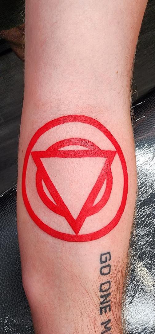 Traditional Thai hand-poked tattoo design by Michael Houston TX