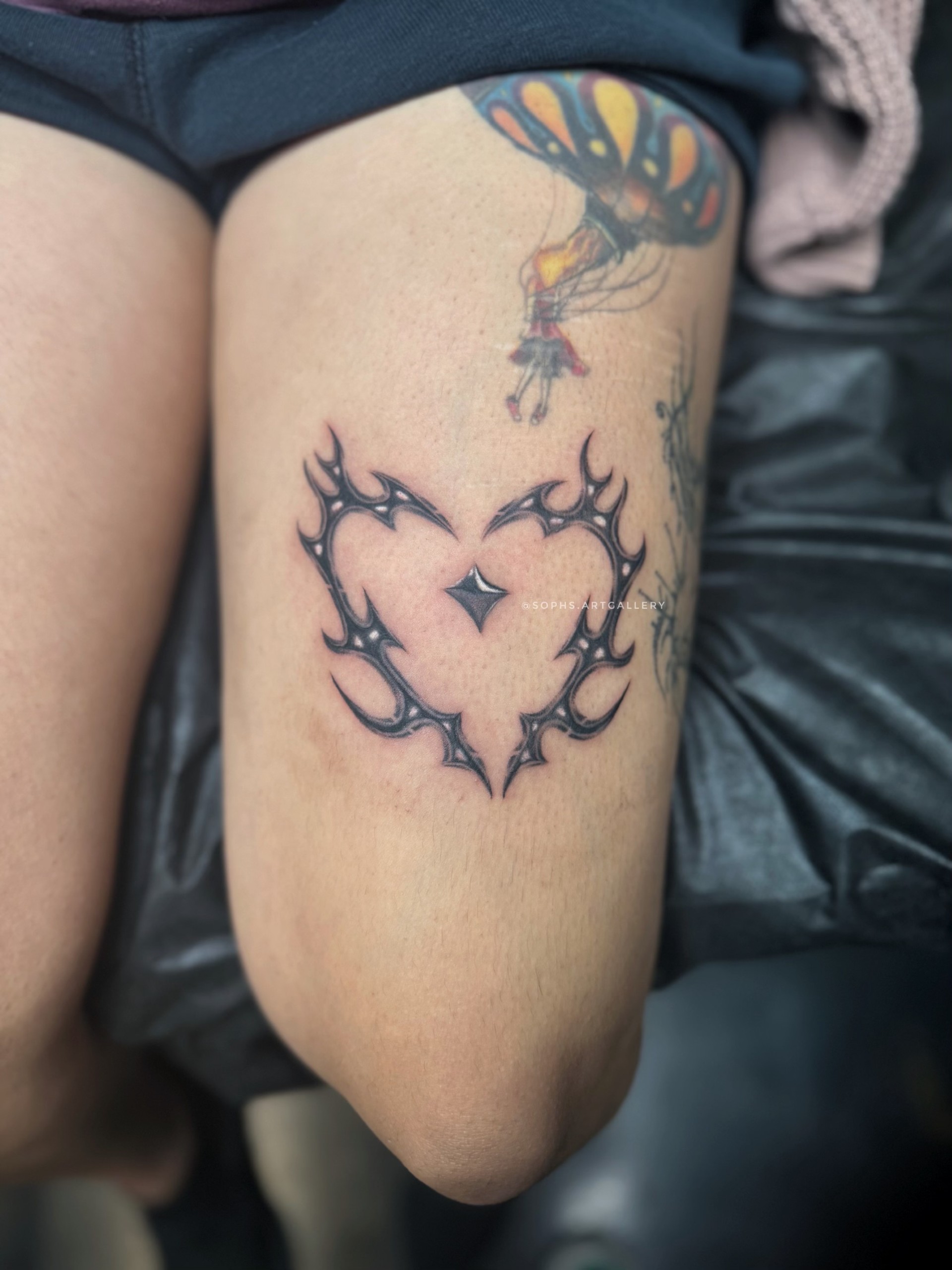 Cybersigilism tattoo artwork by Sophia