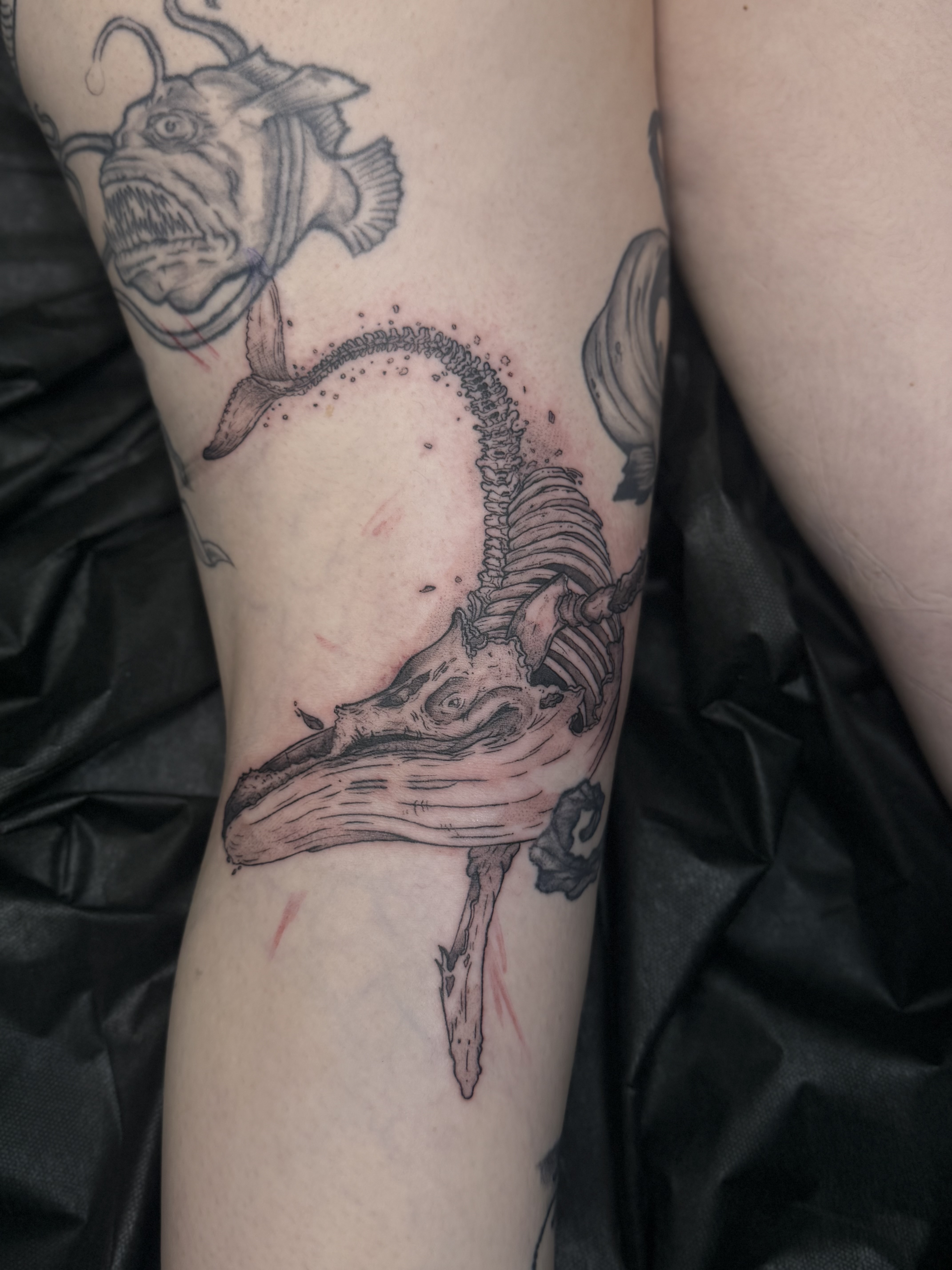Detailed Japanese tattoo artwork by Zack Yang